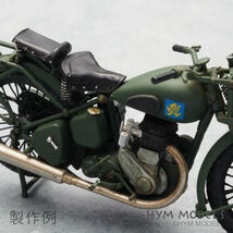 1/35　オリジナル３Dプリント　BSA M20　イギリス軍用オートバイ　ディテールアップセット　（管01）_画像10