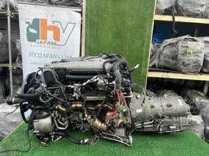 BMW　 7シリーズ　E66　N73　エンジン　6AT　ミッション付属　中古　#hyj　沖縄発送不可　EN1772