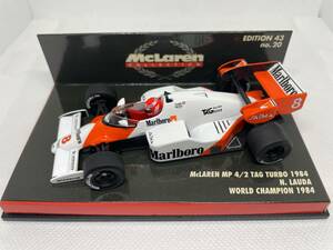 PMA 1/43 1984 McLaren(マクラーレン) MP4/2(WC) N.Lauda(N.ラウダ) タバコ仕様