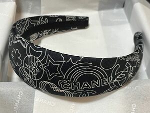 CHANEL シャネル　ヘアアクセサリー　カチューシャ　ブラック　黒　新品　未使用　限定　24C クルーズコレクション　ココマーク