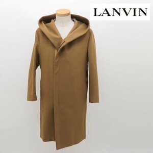 定価13万円 LANVIN COLLECTION ランバンコレクション メンズ コート 48サイズ キャメル ウール 祐真朋樹 超美品 1円スタート