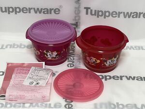  tapper wear bell poppy set | Mickey & minnie Tupperware container deco letter -
