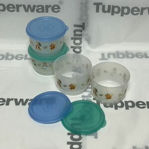 タッパーウェア スナックカップ 4個 Tupperware ピーターラビット