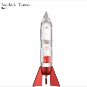 2023SS Supreme Rocket Timer シュプリーム ロケット タイマー 砂時計 2分　新品未使用 赤 レッド　送料無料