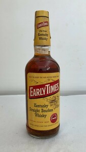 ★EARLY TIMES OLD STYLE アーリー タイムズ オールドスタイル バーボンウイスキー 760ml 未開栓（YH12-90）