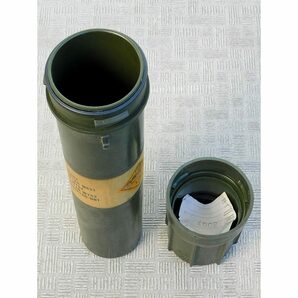 米軍・M252 81mm 迫撃砲 / M821砲弾（高性能炸薬）用コンテナ・ABS製？・緩衝材等内容物入り・1990年ロット・実物・即決／米軍放出品の画像4