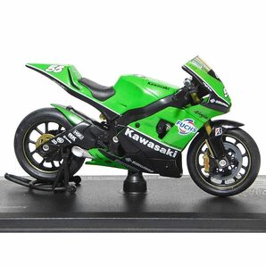 Kawasaki Ninja ZX-RR（MotoGP・2004年・#56 中野真矢）・1/18・台座付・当時物？・処分品・NC/NR・即決／カワサキ,ニンジャ,モトGPの画像6