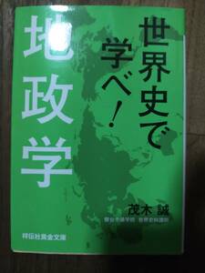 世界史で学べ！地政学 （祥伝社黄金文庫　Ｇも４－１） 茂木誠／著