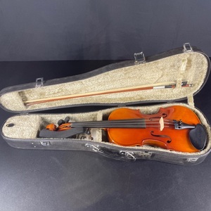 n43*鈴木 バイオリン スズキ SUZUKI VIOLIN NAGOYA JAPAN [Established 1887 in Nagoya Size 3/4 Anno 1994] ケース付き 現状品 弦楽器 