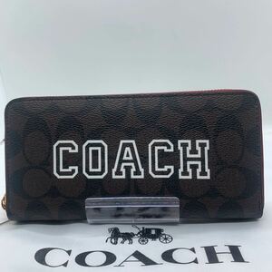 新品未使用　COACH コーチ 長財布 ヴァーシティ モチーフ CB856