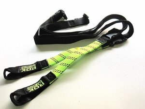 ROK straps ストレッチストラップ MCタイプ 2本セット / グリーン&ブラック