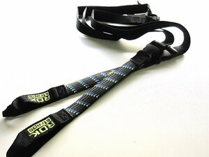 ROK straps ストレッチストラップ MCタイプ 2本セット / ブラック&ブルー×グリーン