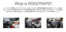 ROK straps ストレッチストラップ CMタイプ 2本セット / グリーン リフレクティブ_画像3