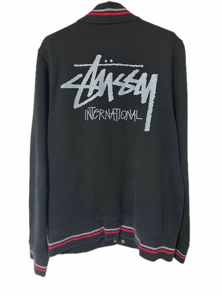 最終値下げ！stussy スタジャン ブルゾン STUSSY 黒 ロゴ ブラック　