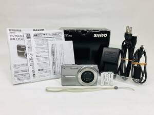 サンヨー SANYO 三洋電機 DSC-X1250 デジタルカメラ コンデジ 簡易動作OK 　バッテリー/充電器/元箱等付き