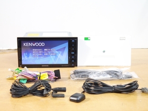 【1209】 MDV-D404BTW 2023年最新地図 オービス 未使用アンテナ付 ワンセグ/DVD/Bluetooth/録音 KENWOODケンウッド