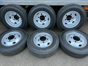  studless 205/85R16 BS W979 2021 year made Mitsubishi Canter Fuso Rosa SHONE 16×5.5J 5 hole repeated painting 6ps.@ price 