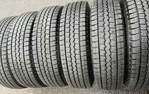 スタッドレス　深溝　195/85R16 (114/112L LT) ダンロップ　LT03 2017年製　TFAB TFAC 16X5.5K ダイナ　デュトロ　再塗装済み　6本値段_画像7