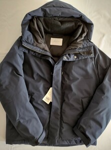  new goods down jacket OPAQUE.CLIP jacket navy color M size 