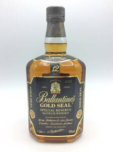 BB12□＜未開栓＞Ballantine's バランタイン GOLD SEAL スペシャル リザーブ 12年 スコッチ ウイスキー 1L 43% □