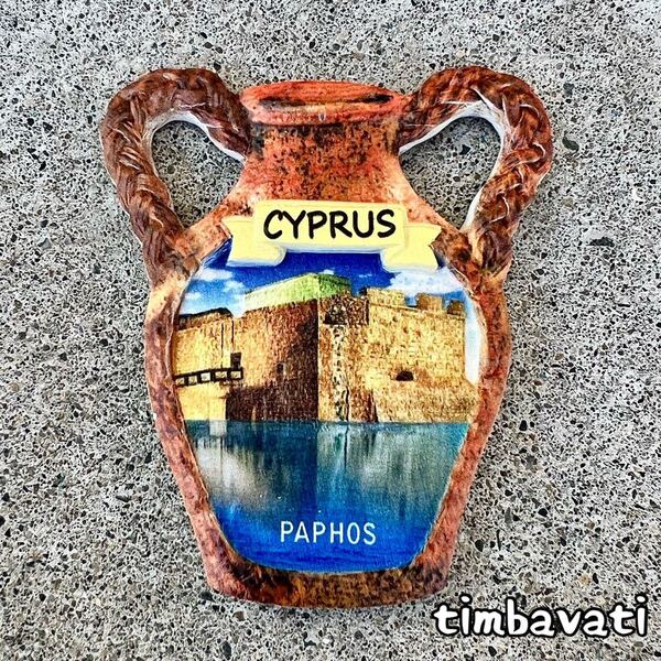 ☆新品☆【キプロス】パフォス スーベニア マグネット お土産 コレクション Cyprus