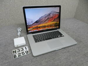 MacBook Pro A1286 究極PC◆CS6 ＆Office付◆高性能Core i7 / 8GB /爆速SSD 512GB◆新バッテリー◆PC1台で,ダブルmacOS &Windows10◆15.4型