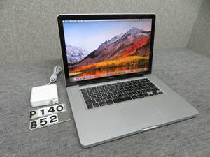 MacBook Pro A1286 究極PC ◆CS6 ＆Office付 ◆高性能Core i5 / 8GB / 爆速SSD 512GB ◆PC1台で,ダブルmacOS & Windows10 ◆15.4型