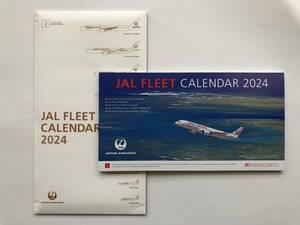 JAL 卓上カレンダー JAL FLEET CALENDAR 2024