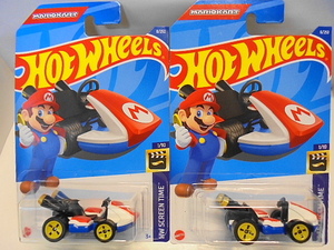 Hotwheels マリオ カート 2台セット ミニカー ホットウィール スーパー