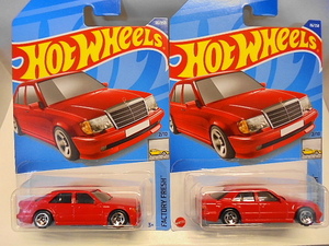 Hotwheels メルセデスベンツ 500E 2台セット ミニカー ホットウィール