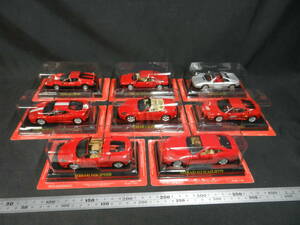 アシェット 1/43 フェラーリコレクション 8台 未開封 FERRARI 512BB 612 348 等