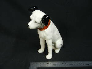 ビクター ニッパー犬 陶器製 置物 高さ約16センチ 昭和 レトロ 箱なし VICTOR ニッパー 4