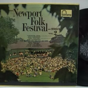 [LP] V.A. / THE NEWPORT FOLK FESTIVAL 1963 VOL. 2 ニューポート・フォーク・フェスティバル UK盤 FONTANA TFL 6042 ◇51129の画像1