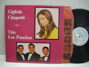 [LP] GIGLIOLA CINQUETTI con TRIO LOS PANCHOS ジリオラ・チンクエッティ トリオ・ロス・パンチョス ブラジル再発盤 BL-006 ◇51203