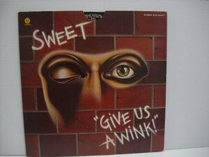 [LP] SWEET スイート / GIVE US A WINK 甘い誘惑 国内盤 歌詞解説なし 東芝EMI株式会社 ECS-80460 ◇51211