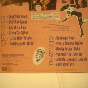 ● 輸入USA盤 LP STRAY CATS / BUILT FOR SPEED ストレイ・キャッツ ビルト・フォー・スピード 1982年 EMI ST-17070 ◇r51215の画像3