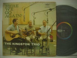 ■ 輸入USA盤 LP 　THE KINGSTON TRIO / HERE WE GO AGAIN! ザ・キングストン・トリオ フォーク 1959年 CAPITOL T 1258 ◇r51218