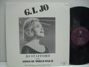 [LP] JO STAFFORD / G.I.JO / SINGS SONGS OF WORLD WAR 2 / ジョー・スタッフォード US盤 COR-105 ◇r51220