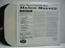 [LP] ヘレン・メリル HELEN MERRILL / THE NEARNESS OF YOU 国内盤 日本フォノグラム EVER-1001(M) ◇r51220_画像2