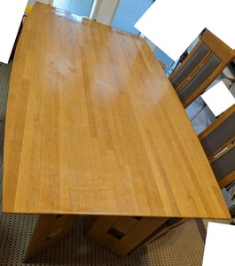 ダイニングテーブル　140cm　大塚家具　引き取り限定　中古品　木　食卓テーブル
