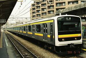 鉄道写真　東日本旅客鉄道（JR東日本）　南武線　209系0番台　Lサイズ　ネガ・データ化　①