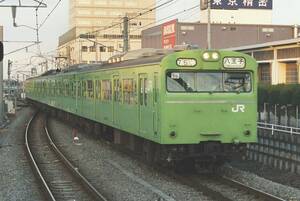 鉄道写真　東日本旅客鉄道（JR東日本）　川越・八高線　103系3500番台　ウグイス　Lサイズ　ネガ・データ化