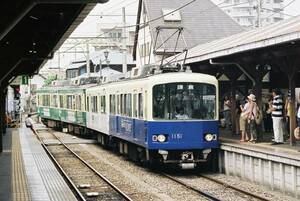 鉄道写真　江ノ島電鉄　1000形　タイプⅠ　Lサイズ　ネガ・データ化　①