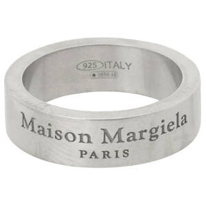 メゾンマルジェラ MAISON MARGIELA SM1UQ0081 SV0158 951 2 ロゴ リング 指輪 日本サイズ9.5号 シルバー レディース メンズ ユニセックス