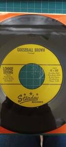 オリジナルUS盤7インチ Lonnie irving Gooseball brown ロカビリー ヒルビリーバップ　オールディーズ　ロックンロール