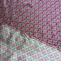 龍村美術織物　反物　名物　絹100%　シルク　伏義女カ文錦　小紫　126cm ×800cm 未使用　日本製_画像9