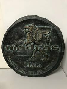 madras マドラス　ITALY 60ｃｍ　ノベルティ　看板　壁掛け