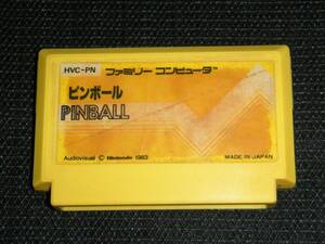 即決　FC　ピンボール　作動確認済　同梱可 クリーニング済