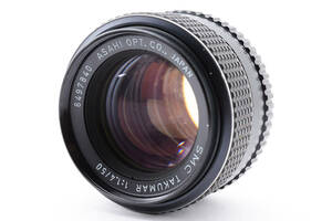 #875★外観美品★旭光学 SMC Takumar F1.4 50mm 単焦点 大口径レンズ タクマー★