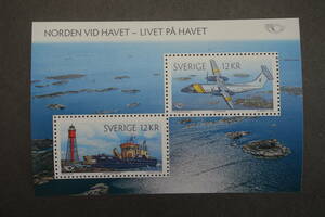 外国切手：スウェーデン切手 「ノルデン ’12」 小型シート 未使用